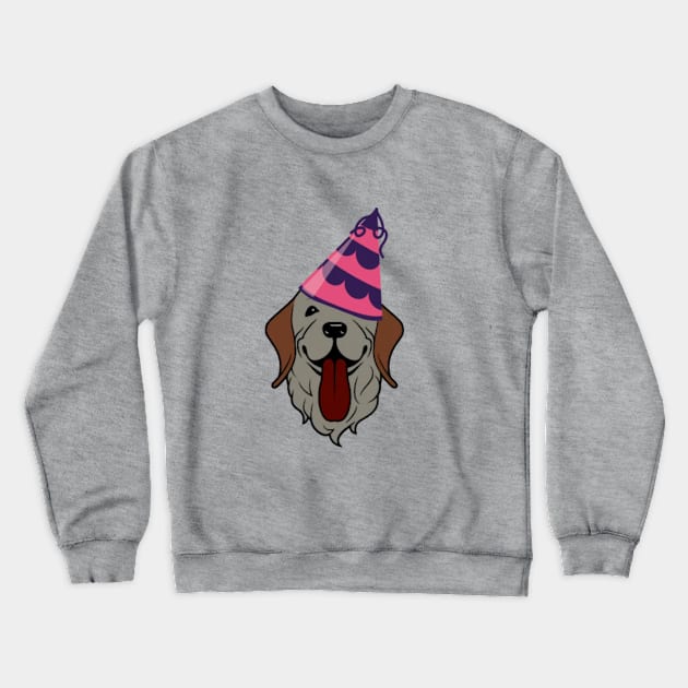 The dog celebrates Crewneck Sweatshirt by NOUNEZ 